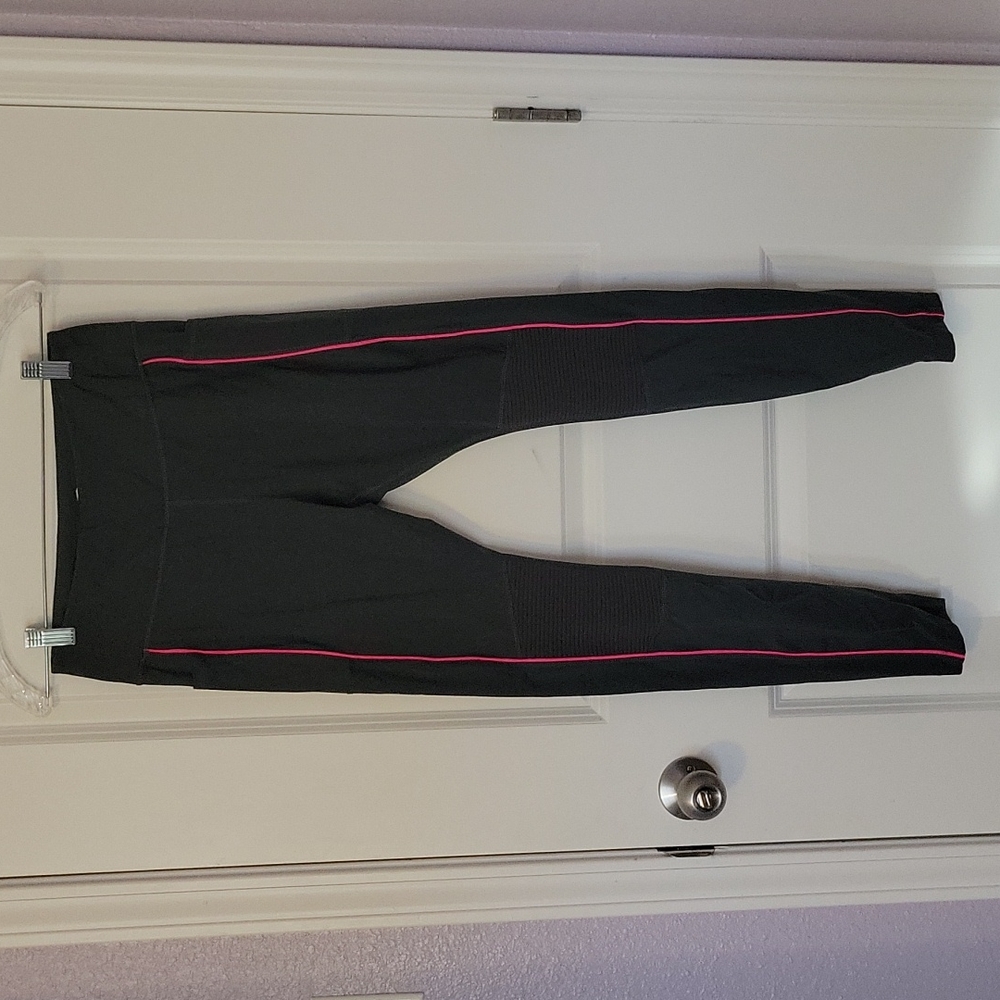Avia workout leggings gray and pink